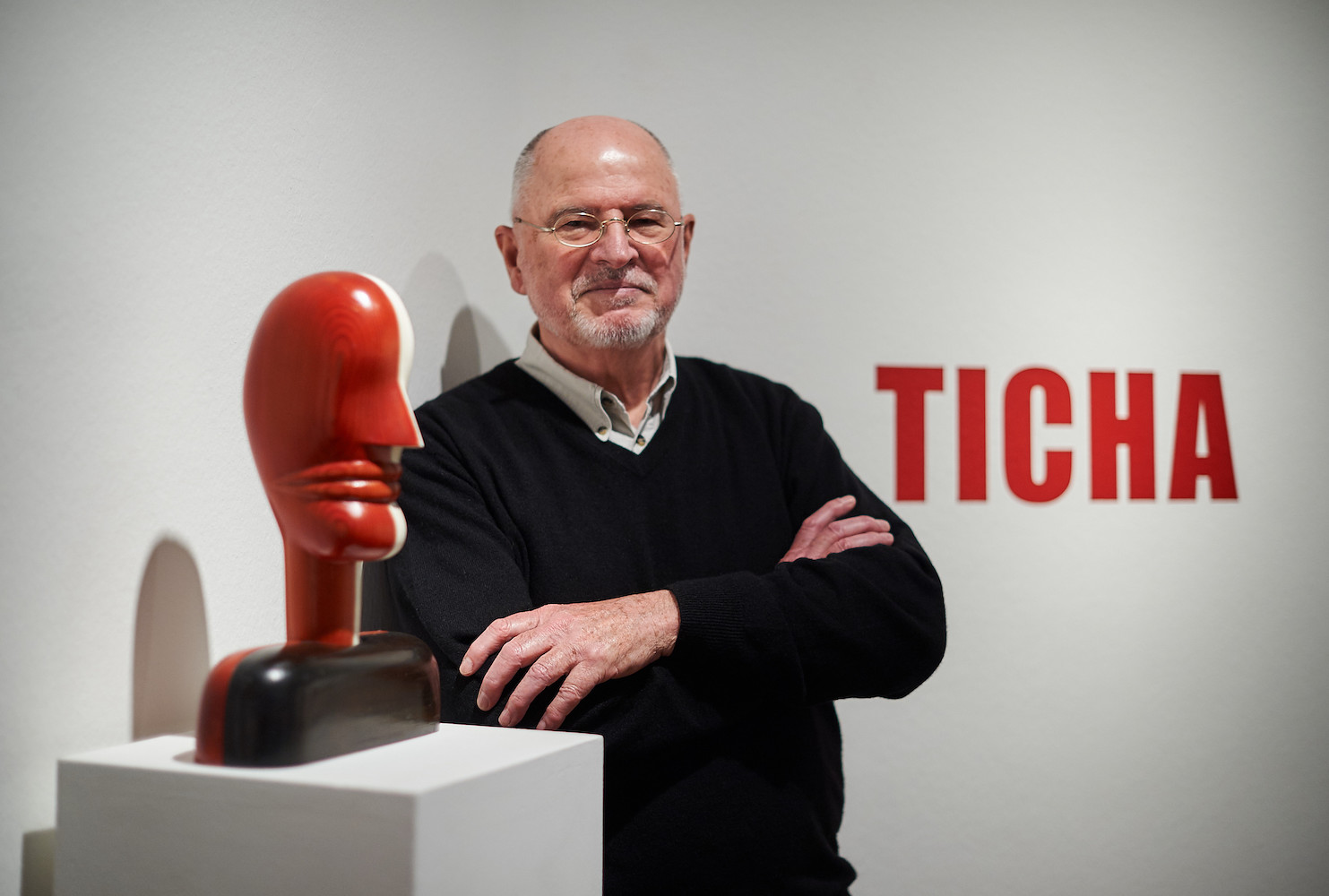 Porträt Hans Ticha, 2015, Foto: Kunstsammlungen Jena