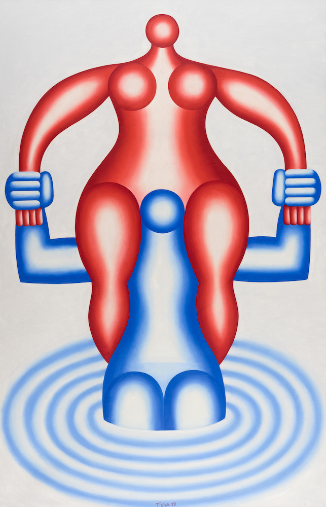 Ticha
1992
Öl auf Leinwand
180 x 220 cm