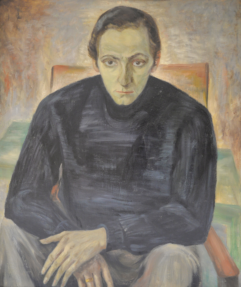 Kate Diehn-Bitt
o.T. (Maler Lothar Mannewitz), um 1958
Öl auf Sperrholz
© Kunsthalle Rostock