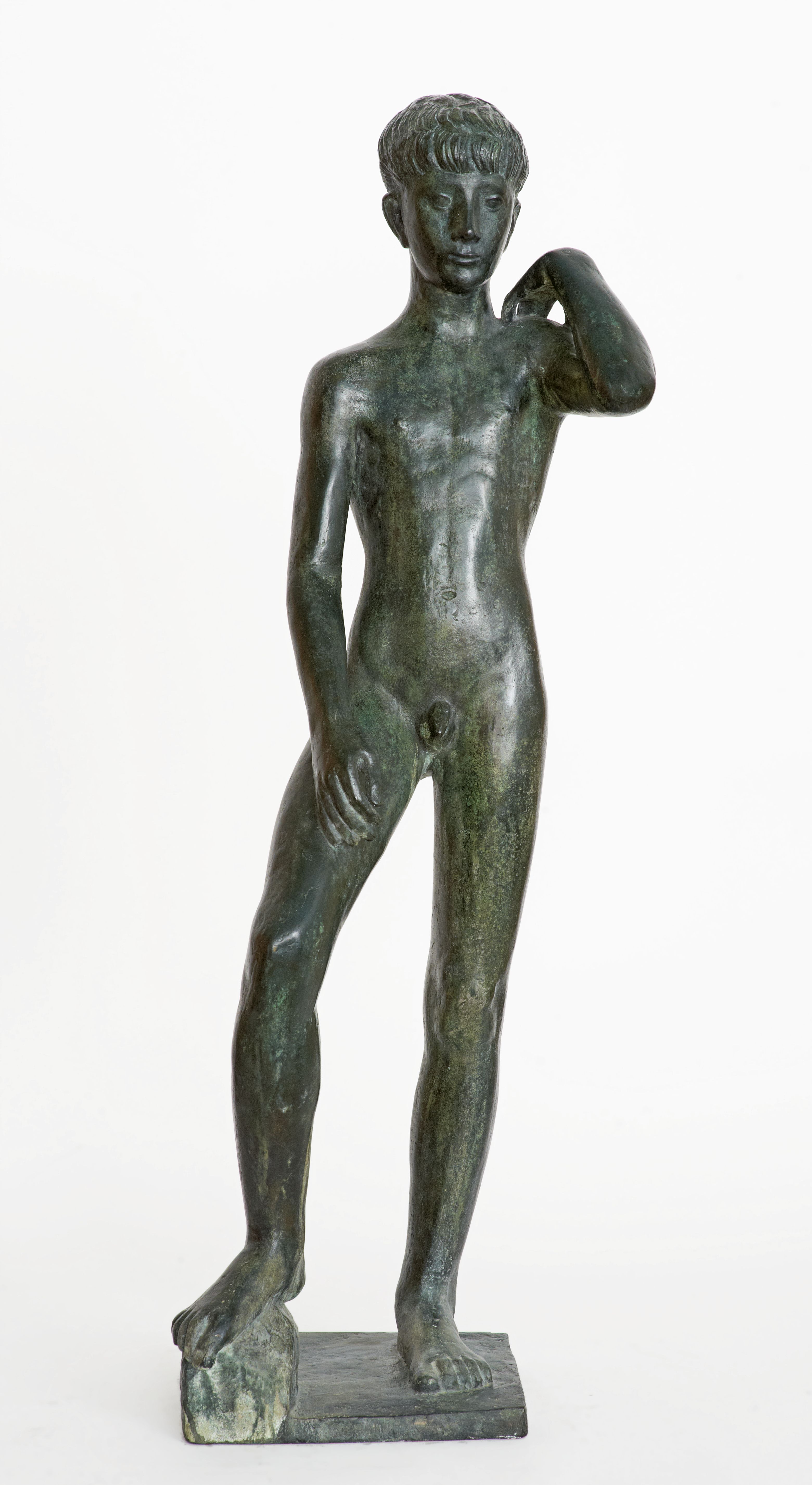 Gerhard_Marcks: Grimoald, 1942, Bronze, 105 x 36 x 31 cm, Skulpturensammlung Kunsthalle © Fotos
Thomas Häntzschel, Frank Hormann/ Fotoagentur nordlicht Rostock